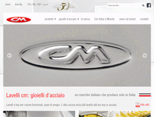 Tablet Screenshot of cm-spa.it